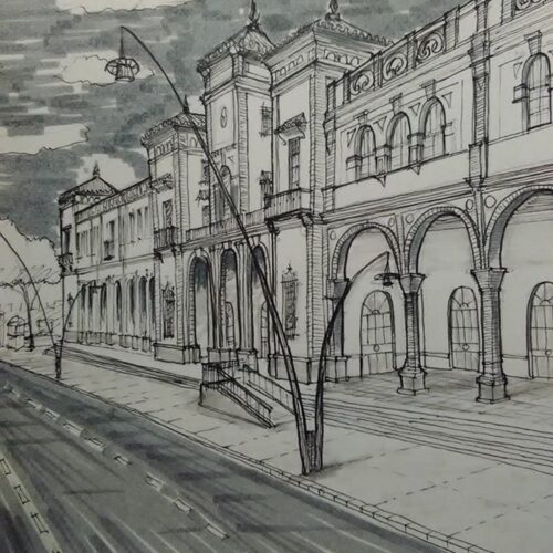 dibujo juanma luna jerez arquitecto